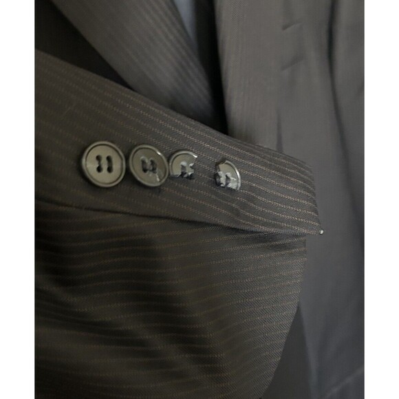 Hart Schaffner Mark Gold Trumpeter Men's Black  w/Gold 100% Wool Jacket Size 42L - Picture 5 of 7